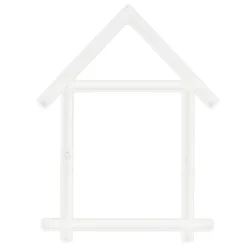 Deko-Hausrahmen, Rohlinge, 15,5cm x 21cm, 6 Stück
