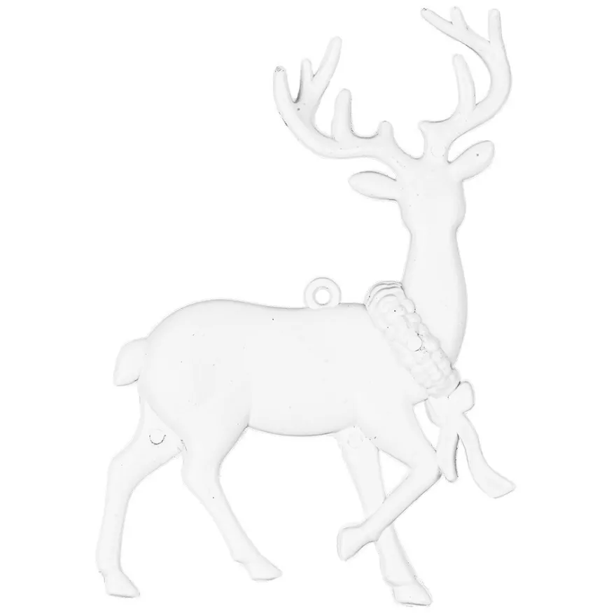 Deko-Hirsche 5, Rohlinge, 9,6cm x 12,3cm, 5 Stück