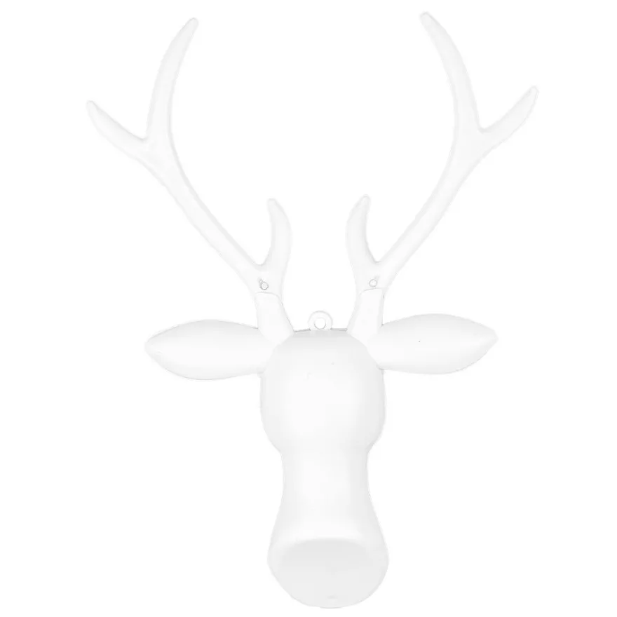 Deko-Hirschköpfe 2, Rohlinge, 15,5cm x 21,5cm, 4 Stück