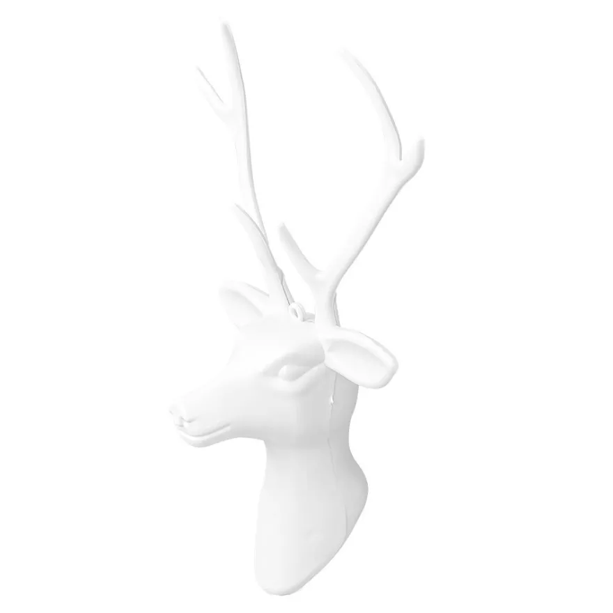 Deko-Hirschköpfe 2, Rohlinge, 15,5cm x 21,5cm, 4 Stück