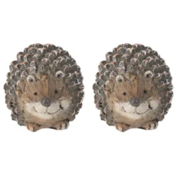 Deko-Igel, 7,5cm hoch, 6cm breit, 5,5cm tief, 2 Stück