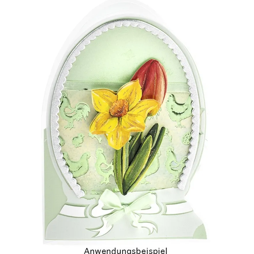 Deko-Karton, Unique, Ostern, DIN A4, 250 g/m², 4 Designs in 5 Farben, 20 Bogen