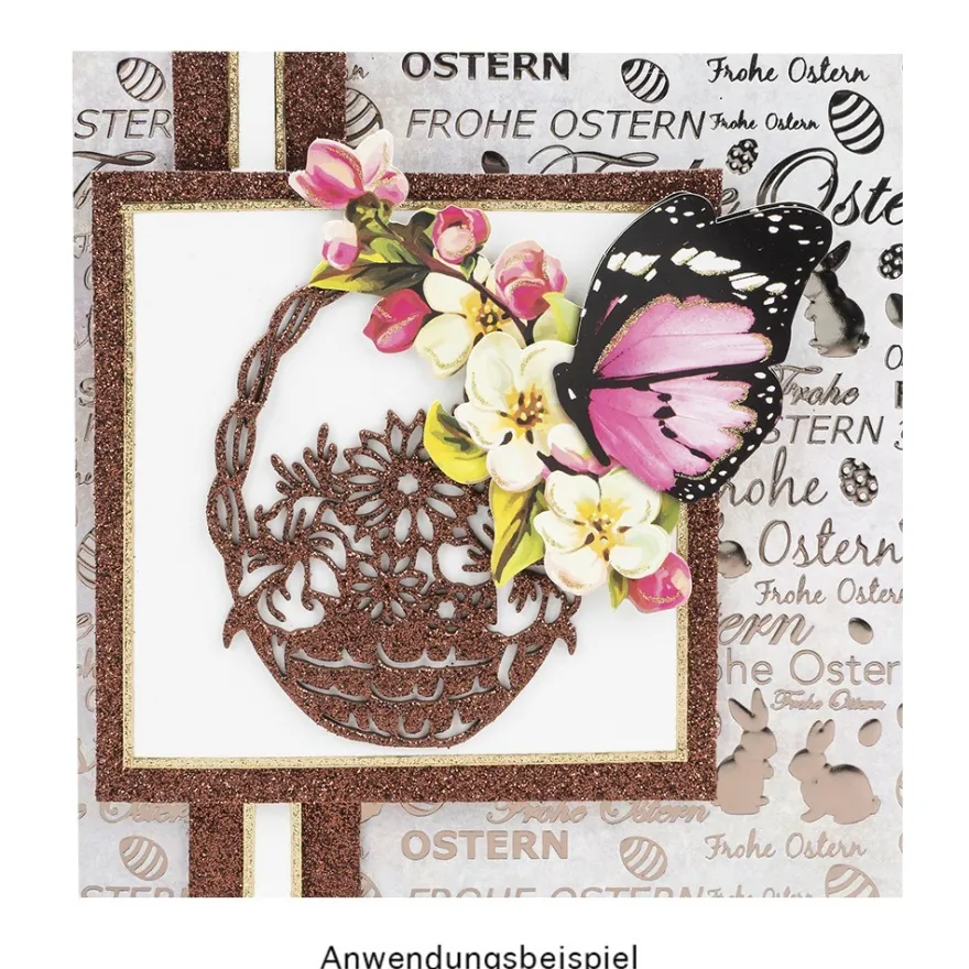 Deko-Karton, Unique, Ostern, DIN A4, 250 g/m², 4 Designs in 5 Farben, 20 Bogen