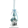 Deko-Kirchen, Rohlinge, 16cm x 6,5cm x 5cm, mit Öse zum Aufhängen, 2 Stück