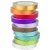 Deko-Klebeband, Laserpoints, 8mm x 5m, 10 Rollen