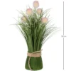 Deko-Knopfgras, 30cm hoch, mit rosa Blüten