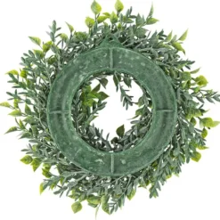 Deko-Kranz, Design 11, innen: Ø 9,5cm, außen: Ø 26cm, mit verschiedenen Blättern
