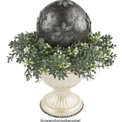 Deko-Kranz, Design 2, innen: Ø 9,5cm, außen: Ø 25cm, mit weißen Knospen