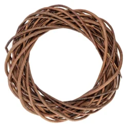 Deko-Kranz, Weide, Ø 30cm, 6cm hoch, dunkelbraune Zweige