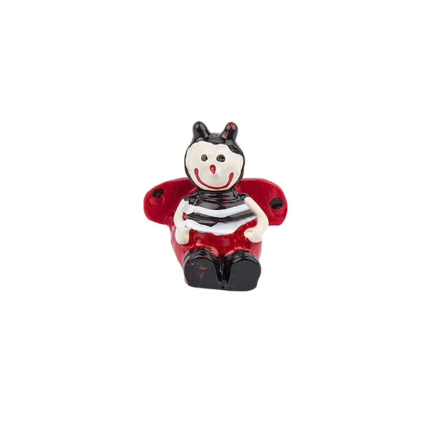 Deko-Marienkäfer mit Klebepad, 2cm, 12 Stück