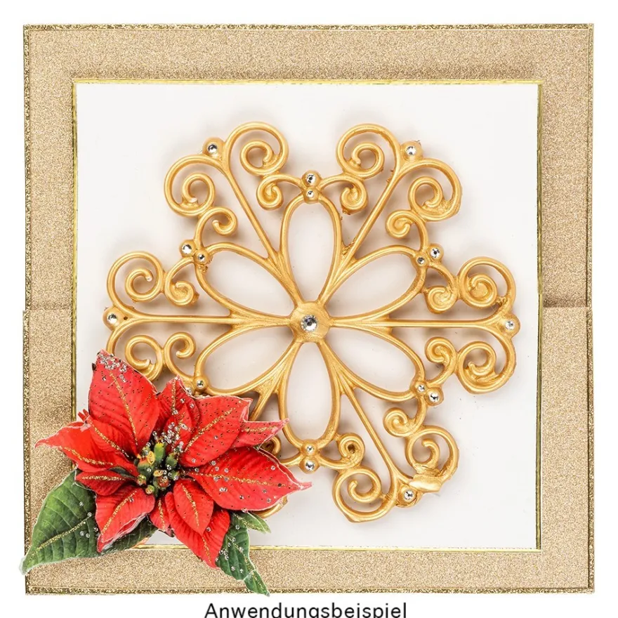 Deko-Ornamente, Rohlinge, 11,5cm x 11,2cm, 11 Stück