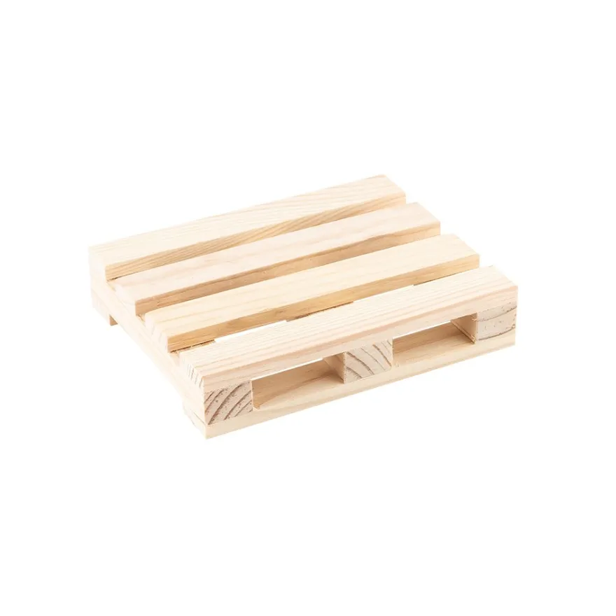 Deko-Paletten, 10cm x 8cm x 2cm, 4 Stück