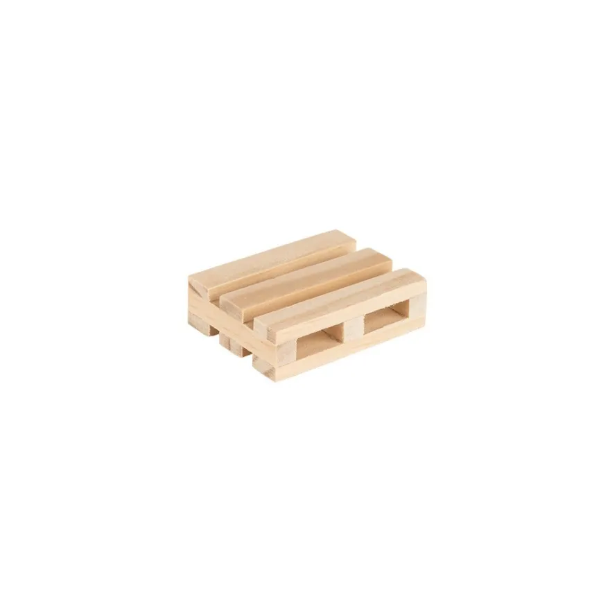 Deko-Paletten, Mini, je 5cm x 3,8cm x 1,2cm, 8 Stück