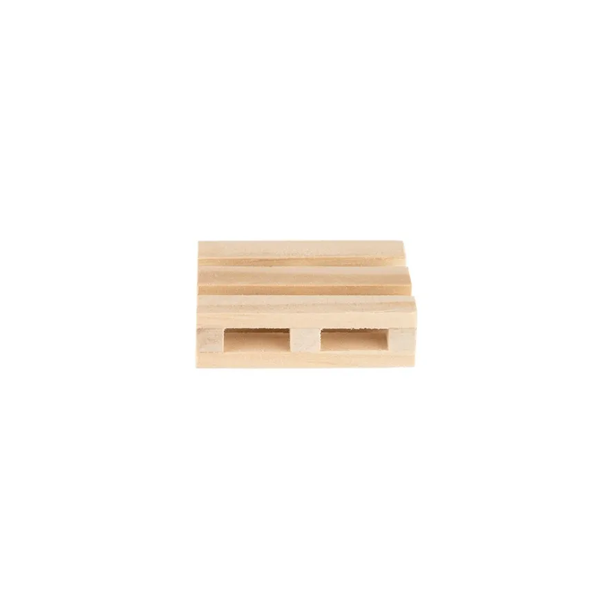 Deko-Paletten, Mini, je 5cm x 3,8cm x 1,2cm, 8 Stück