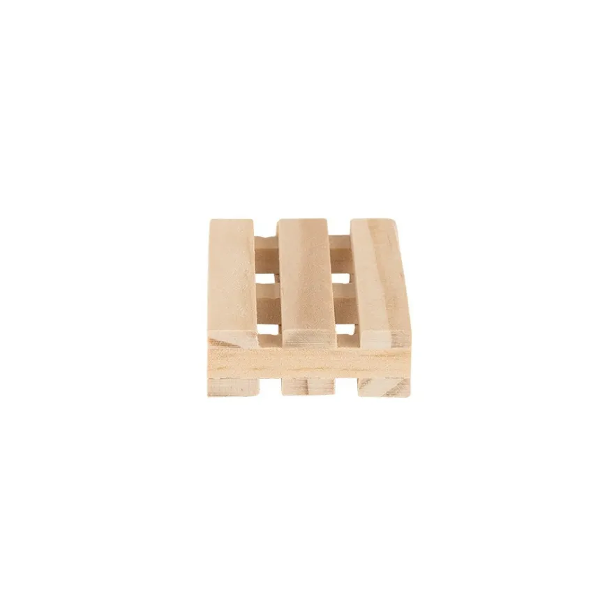 Deko-Paletten, Mini, je 5cm x 3,8cm x 1,2cm, 8 Stück