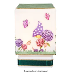 Deko-Quader, Rohling, 10cm x 10cm, 12cm hoch, transluzent-weiß