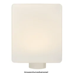 Deko-Quader, Rohling, 10cm x 10cm, 12cm hoch, transluzent-weiß