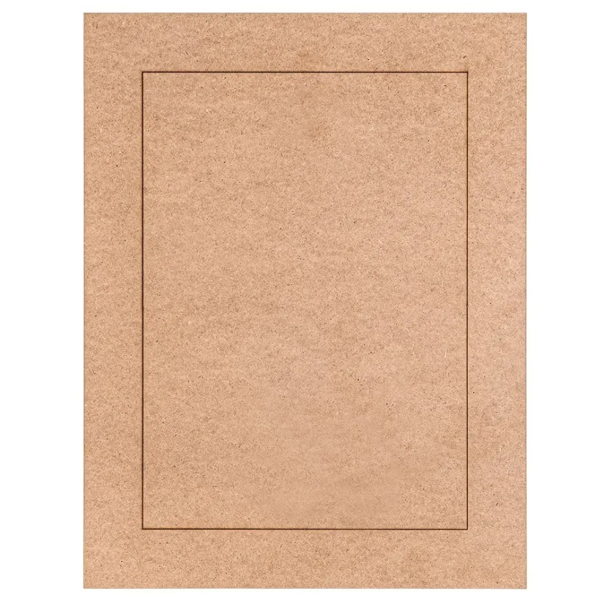 Deko-Rahmen & Kreativplatten, Rohlinge, 2 Rahmen, 2 Platten, 35cm x 25cm