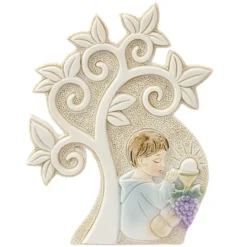 Deko-Relief, Betender Junge, 9,4cm x 7,2cm, zum Aufstellen