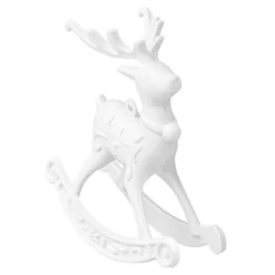 Deko-Schaukelhirsche, Rohlinge, 11cm x 11cm, 6 Stück