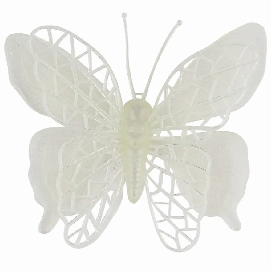 Deko-Schmetterlinge, Rohlinge, 9cm x 10cm, 16 Stück