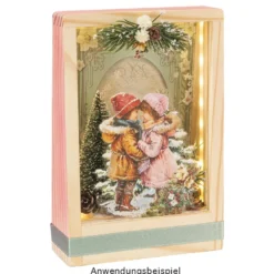Deko-Schneetannen, 6cm bis 15cm hoch, 16 Stück