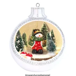 Deko-Schneetannen, 7cm bis 22cm hoch, 21 Stück