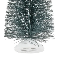 Deko-Schneetannen, 5cm bis 21cm hoch, 9 Stück