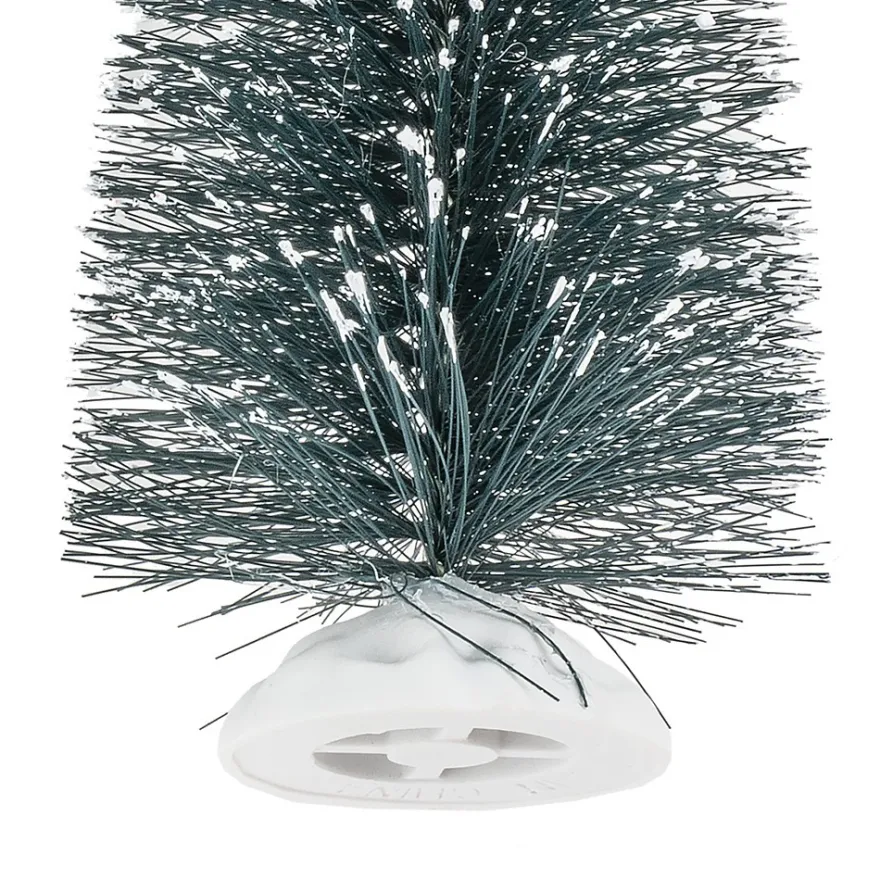 Deko-Schneetannen, 5cm bis 21cm hoch, 9 Stück