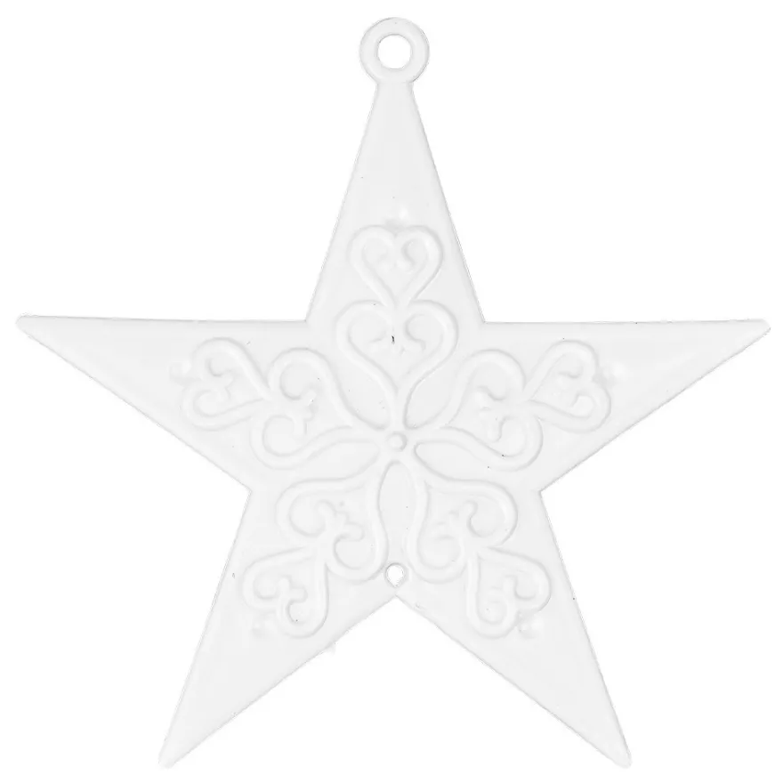 Deko-Sternornamente 1, Rohlinge, 8,5cm x 8,5cm, 13 Stück