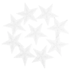 Deko-Sternornamente 2, Rohlinge, 12,5cm x 12cm, 9 Stück