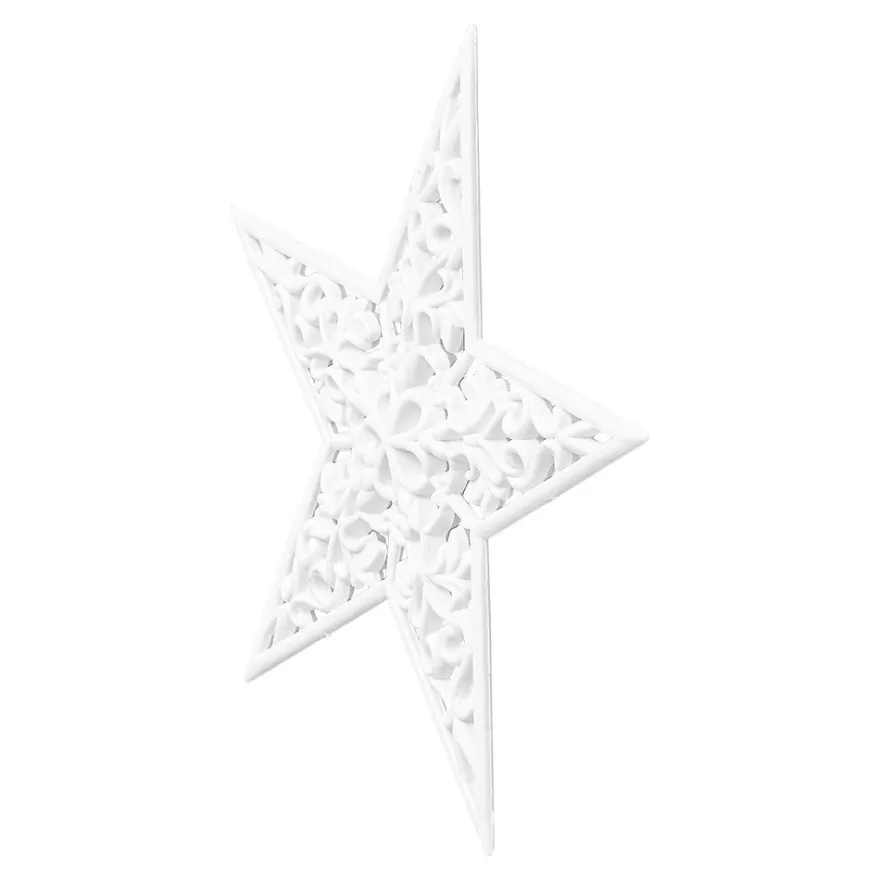 Deko-Sternornamente 2, Rohlinge, 12,5cm x 12cm, 9 Stück