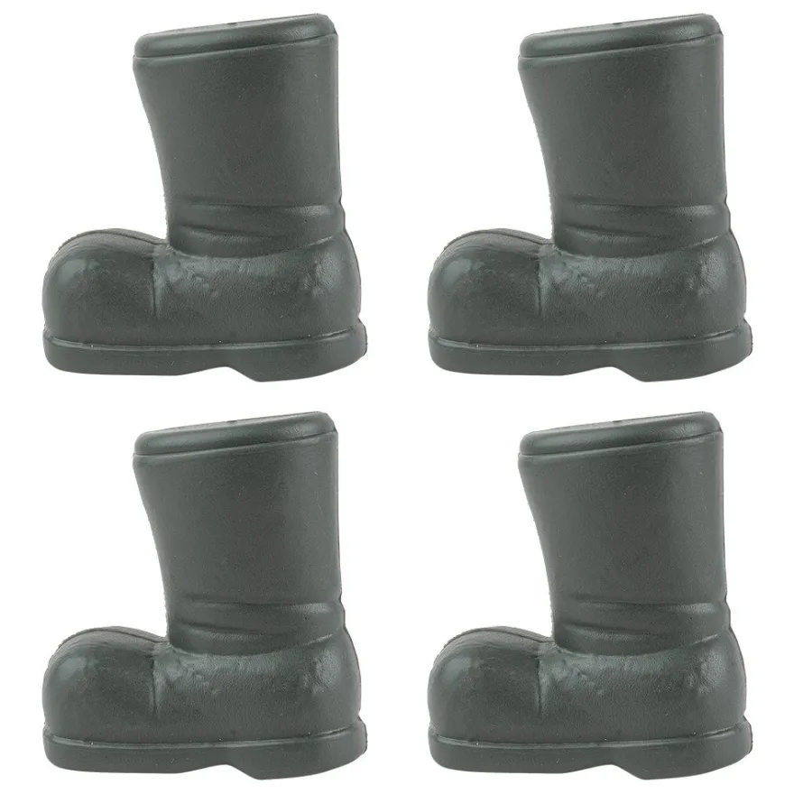 Deko-Stiefel 1, Rohlinge, 7cm x 6,5cm x 4cm, 4 Stück