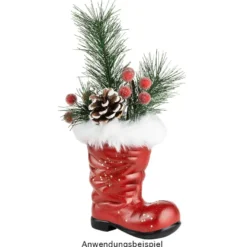 Deko-Stiefel 2, Rohlinge, 15cm x 9cm x 13cm, 2 Stück