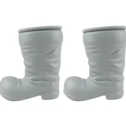 Deko-Stiefel 2, Rohlinge, 15cm x 9cm x 13cm, 2 Stück