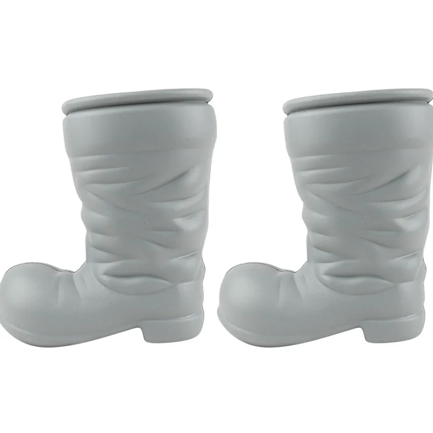 Deko-Stiefel 2, Rohlinge, 15cm x 9cm x 13cm, 2 Stück