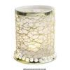 Deko-Stoff, Netzoptik 1, 28cm breit, 3m lang, gold