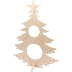 Deko-Tanne aus Holz zum Aufstellen, 29,7cm x 21,3cm