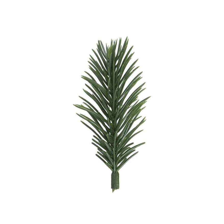 Deko-Tannenzweige, 8cm lang, grün, 38 Stück