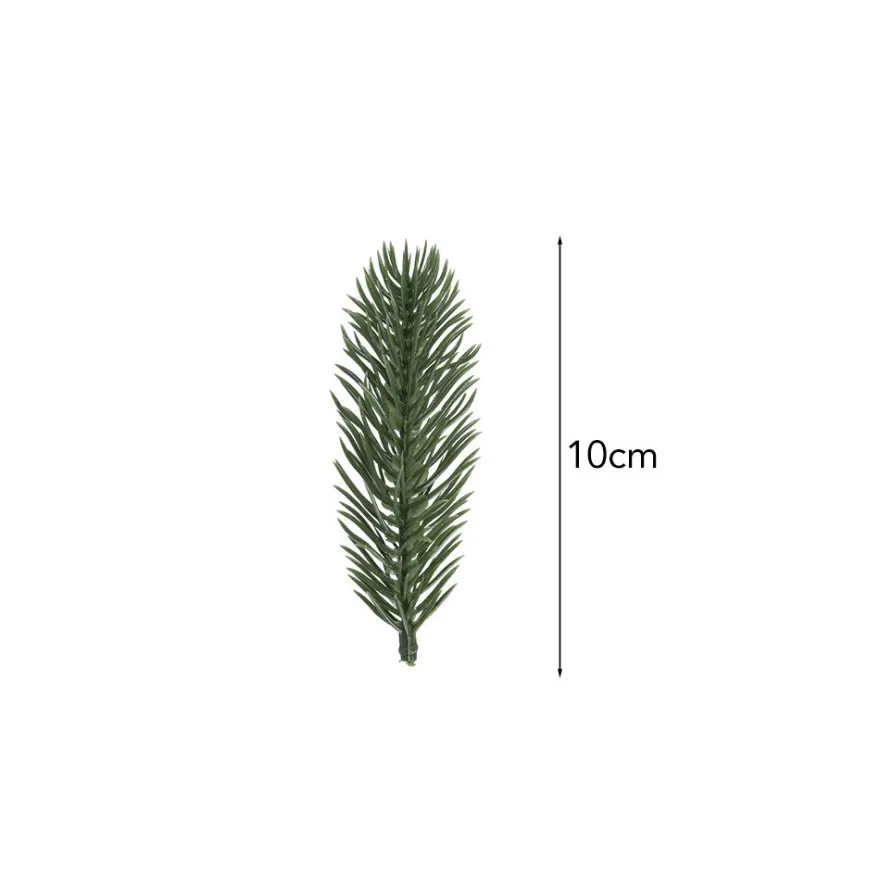 Deko-Tannenzweige, 10cm lang, grün, 20 Stück