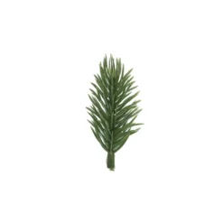 Deko-Tannenzweige, 6cm lang, grün, 45 Stück