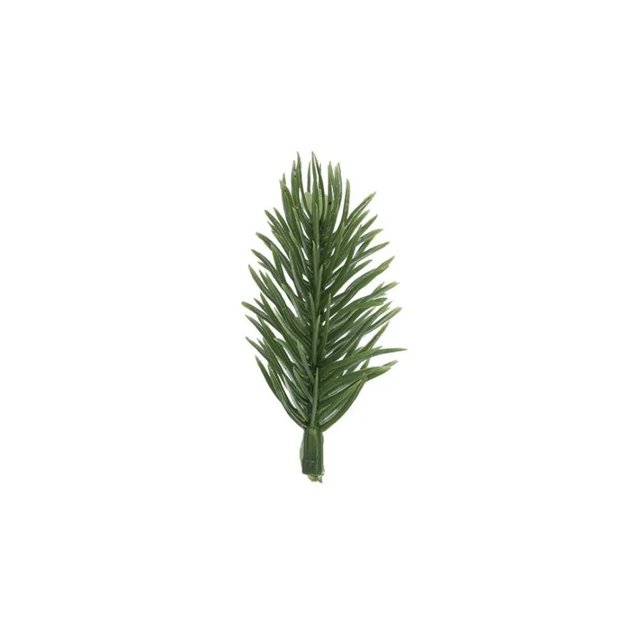 Deko-Tannenzweige, 6cm lang, grün, 45 Stück