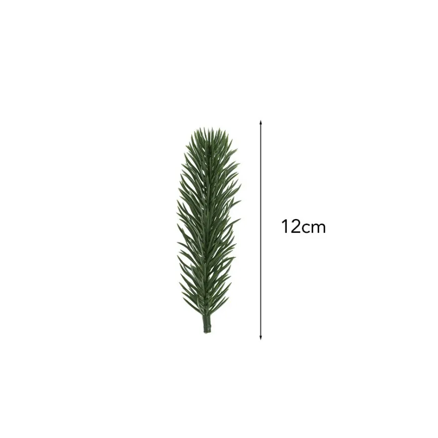 Deko-Tannenzweige, 12cm lang, grün, 15 Stück