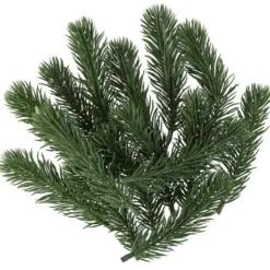 Deko-Tannenzweige, 12cm lang, grün, 15 Stück