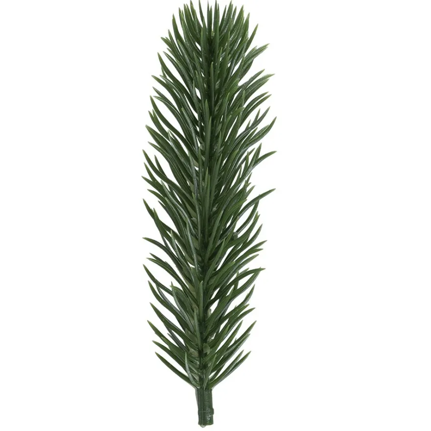 Deko-Tannenzweige, 12cm lang, grün, 15 Stück