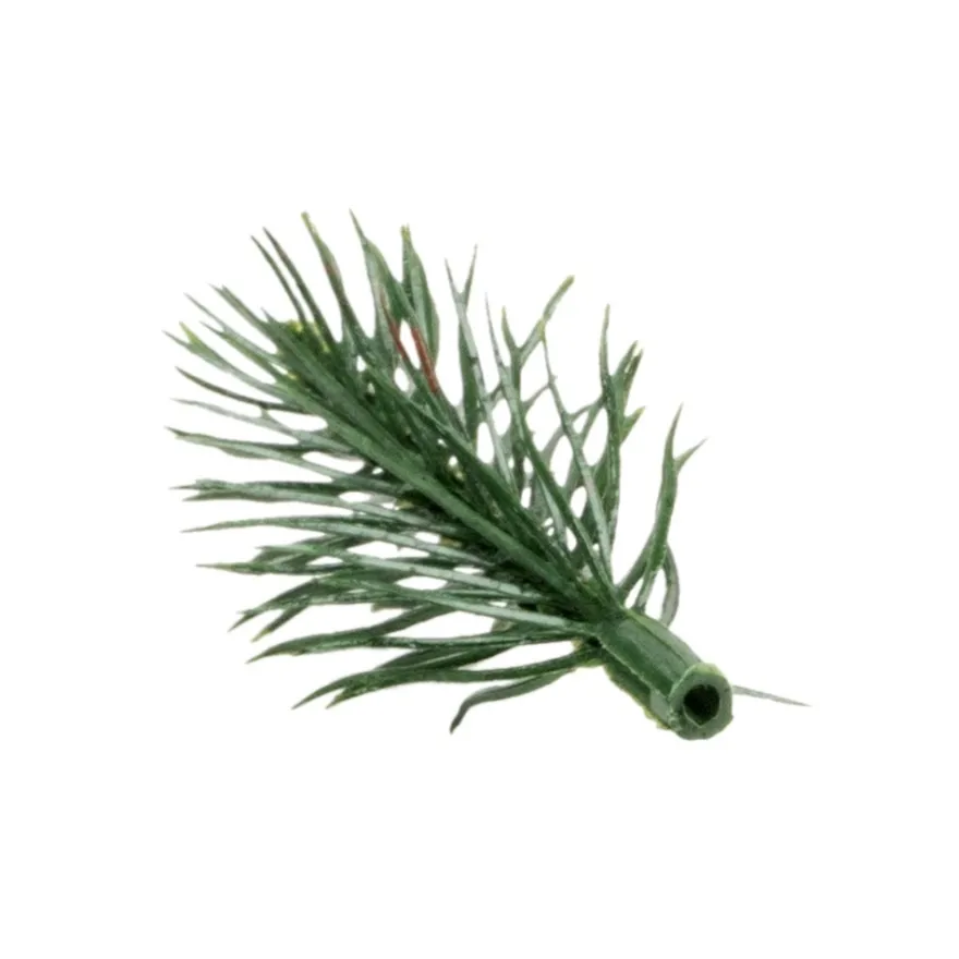 Deko-Tannenzweige, grün, 6,5cm, 55 Stück