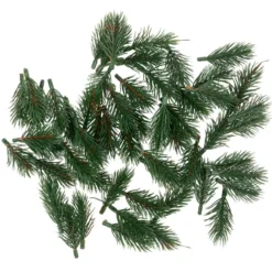 Deko-Tannenzweige, grün, 6,5cm, 55 Stück