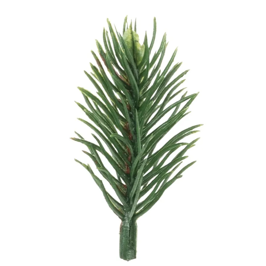 Deko-Tannenzweige, grün, 6,5cm, 55 Stück