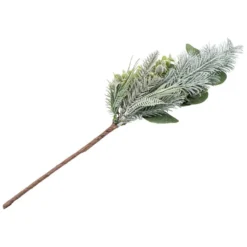 Deko-Tannenzweige, mit Farn & Eukalyptus-Blättern, 45cm lang, 24cm breit