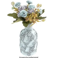 Deko-Vase, Glas, Ø 9cm, 16cm hoch, transparent, klar
